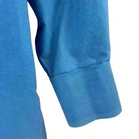 Michael Kors Men's Blue Long Sleeve Button-Down Shirt Size L Casual - Picture 6 of 10